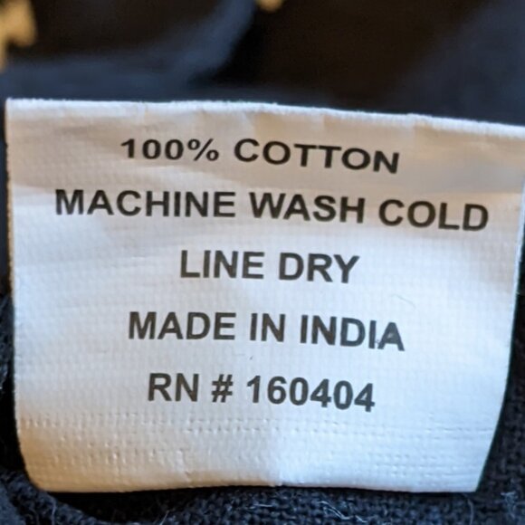 Lacoste Minecraft Tote Bag Lightweight Cotton Black - Picture 3 of 6